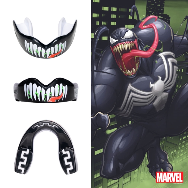 SafeJawz Marvel Venom Mouthguard Character Art