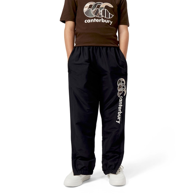 Canterbury Kids Uglies Cuff Stadium Pant Jet Black - Model Close-up