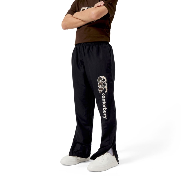 Canterbury Kids Uglies Cuff Stadium Pant Jet Black - Model Side