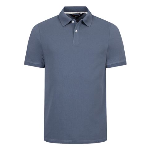 Rugby 1823 Adults Polo Shirt Petrol Blue - Front View