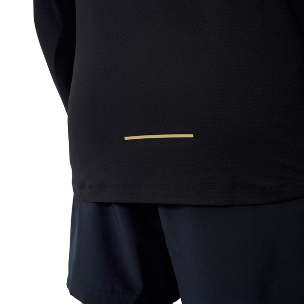 Canterbury Mens Tempo Quarter Zip Training Top Black - Hem Close-up