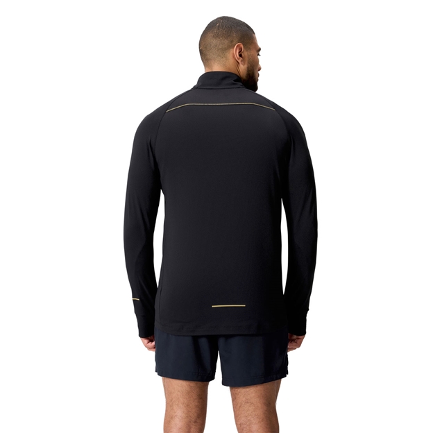 Canterbury Mens Tempo Quarter Zip Training Top Black - Model Back