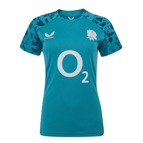 England Womens Performance Short Sleeve T-Shirt 25/26 Inkwell - Front England Womens Performance Short Sleeve T-Shirt 25/26 Inkwell - Front