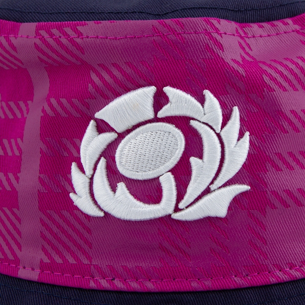 Scotland Bucket Hat 25/26 Navy - 3D Embroidered Thistle