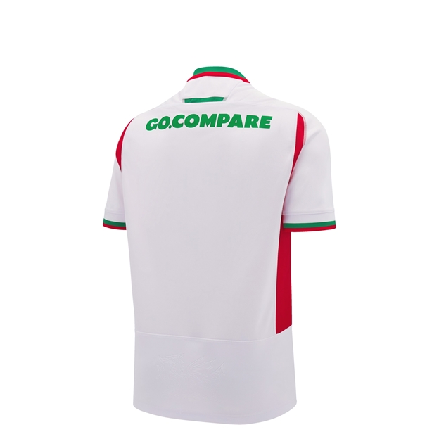 Wales Kids Away Rugby Shirt - Short Sleeve 2025 - Back