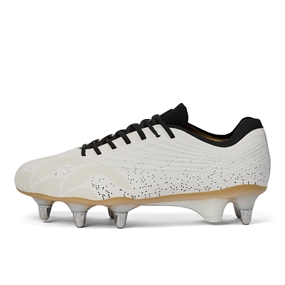 Canterbury Adults Stampede Elite Soft Ground Rubgy Boots White - Outstep