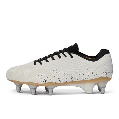 Canterbury Adults Stampede Elite Soft Ground Rubgy Boots White - Outstep Canterbury Adults Stampede Elite Soft Ground Rubgy Boots White - Outstep