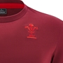 Wales Mens Travel Cotton T-Shirt 25/26 Dark Red - WRU Logo 