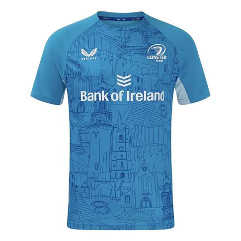 Leinster Mens Matchday Short Sleeve T-Shirt 2025 - Front Leinster Mens Matchday Short Sleeve T-Shirt 2025 - Front