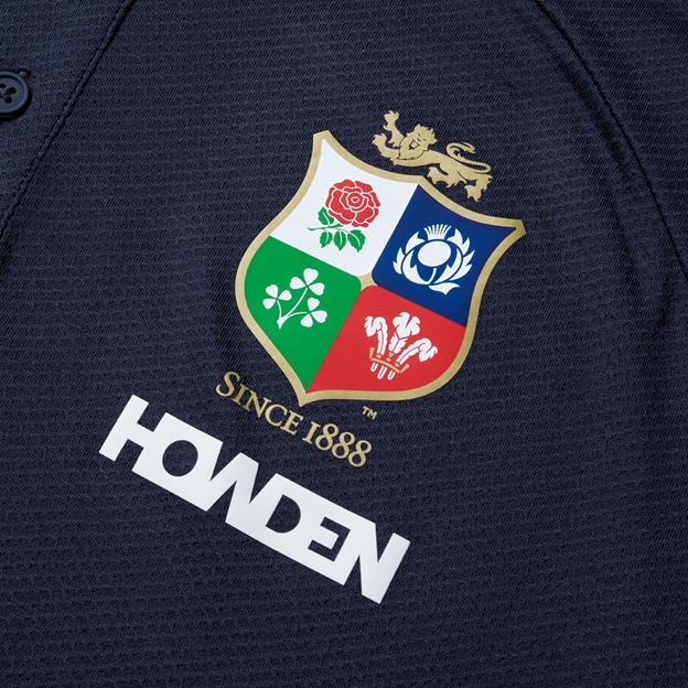 British and Irish Lions Mens Polo Navy - Crest