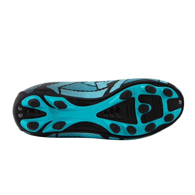 Optimum Kids Aztec Laceless Moulded Stud Rugby Boot Blue - Sole
