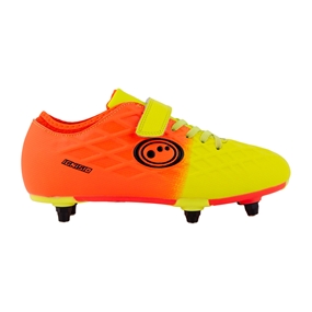 Optimum Kids Ignisio Easy Fasten Soft Ground Boots Yellow/Orange - Outstep