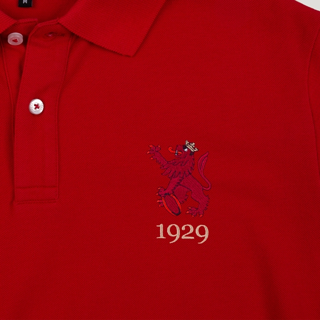 Spain 1929 Heritage Pure Cotton Polo - Red