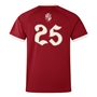 British and Irish Lions Adults Winners Rugby Shirt Red - Back 