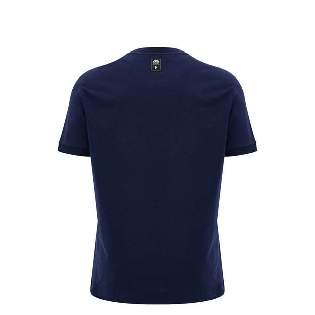 Scotland Kids Travel Cotton T-Shirt 26/27 Navy - Back View
