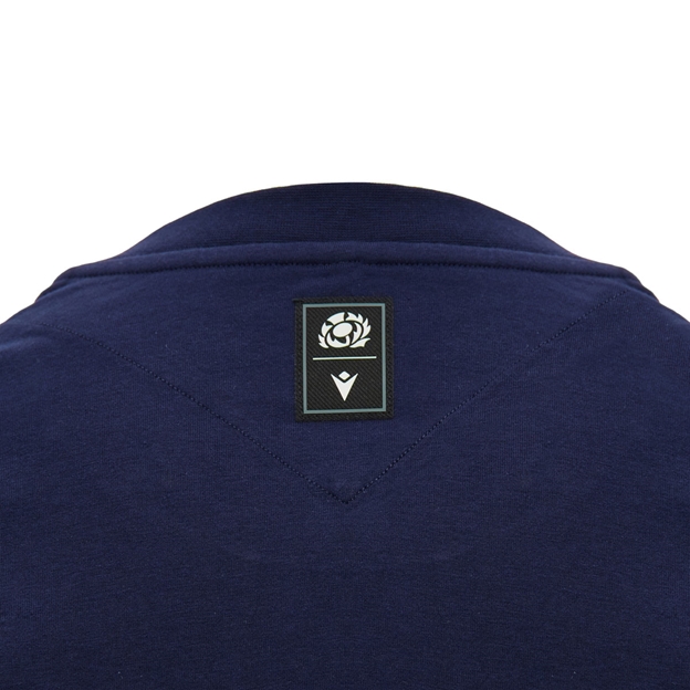 Scotland Kids Travel Cotton T-Shirt 26/27 Navy - Nape Detail