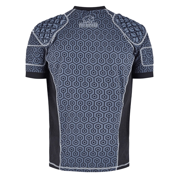 Rhino Adults Pro Protection Top Black - Back