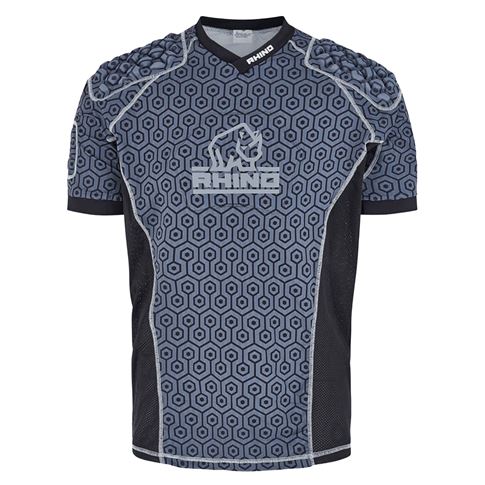 Rhino Adults Pro Protection Top Black - Front