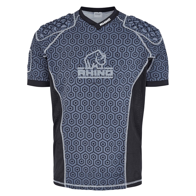Rhino Adults Pro Protection Top Black - Front