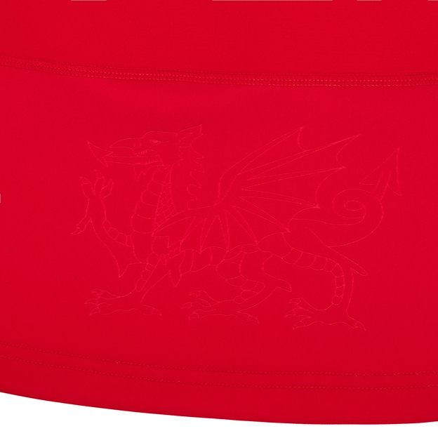 Wales Mens Home Rugby Shirt Slim Fit - Short Sleeve 2025 - Dragon