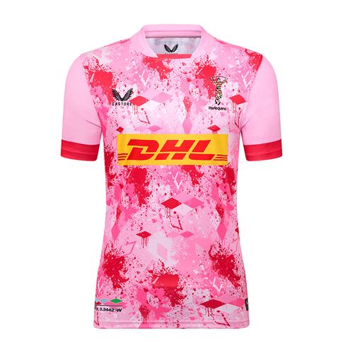 Harlequins Kids Alternate Rugby Shirt 25/26 - Front Harlequins Kids Alternate Rugby Shirt 25/26 - Front