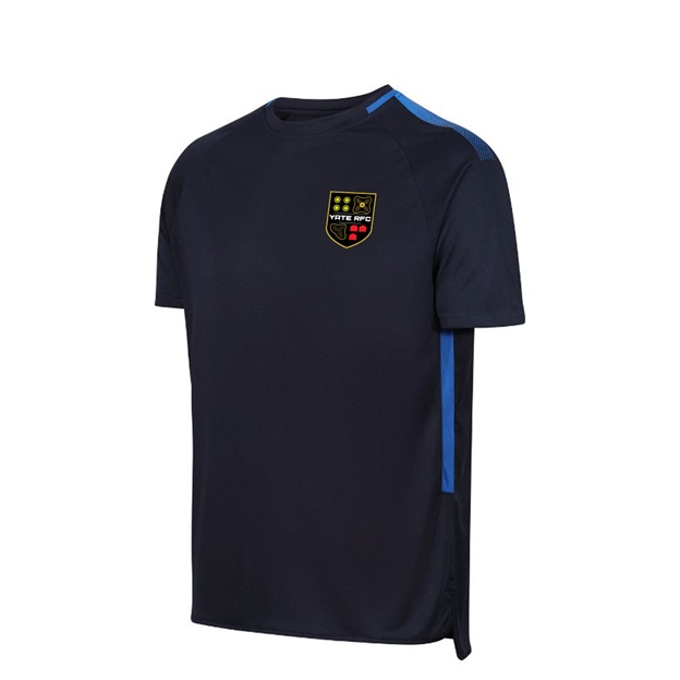 Yate Rugby Club Kids Edge Pro Training Tee - Navy/Royal