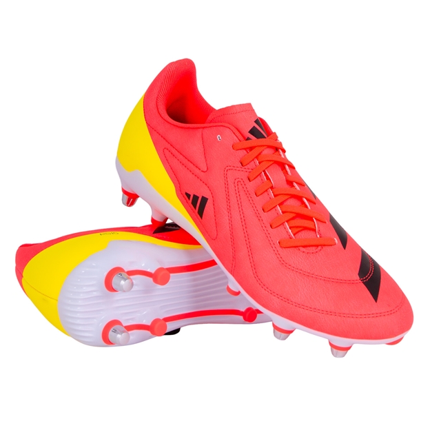 Adidas Adults RS-15 Soft Ground Rugby Boots - Solar Turbo
