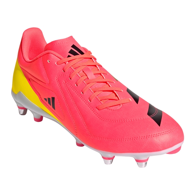 Adidas Adults RS-15 Soft Ground Rugby Boots - Solar Turbo