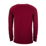 England Adults Classic XV Heavyweight Rugby Shirt Long Sleeve Burgundy - Back 