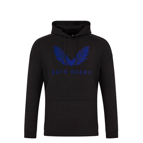 Bath Junior Presentation Scuba Logo Hoodie 25/26 Black - Front Bath Junior Presentation Scuba Logo Hoodie 25/26 Black - Front