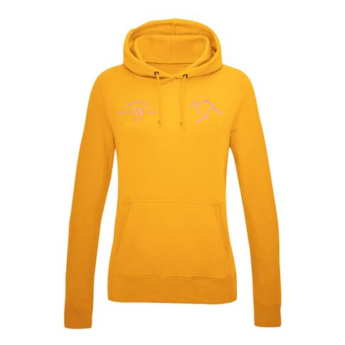Womens World Cup Australia Womens Classic Hoodie Gold - Front Womens World Cup Australia Womens Classic Hoodie Gold - Front
