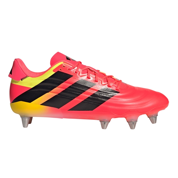Adidas Adults Kakari RS Soft Ground Rugby Boots Solar Turbo - Outstep View