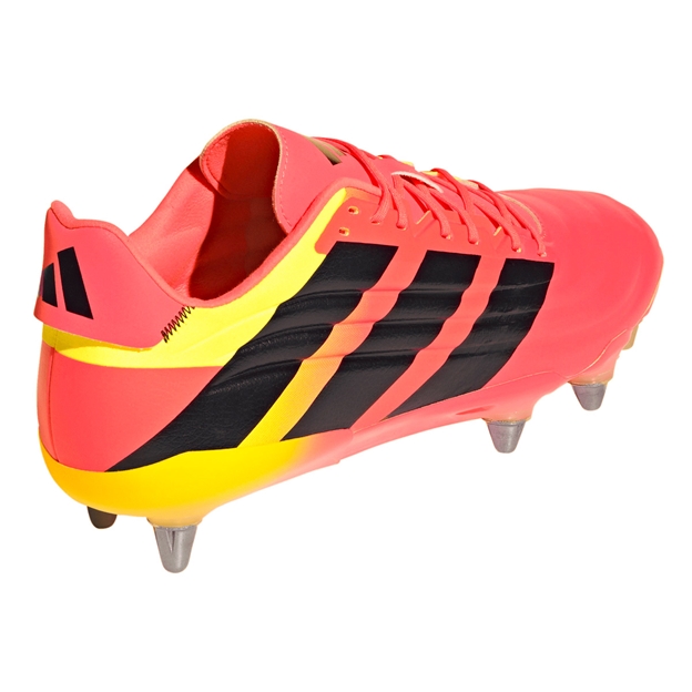 Adidas Adults Kakari RS Soft Ground Rugby Boots Solar Turbo - Back View