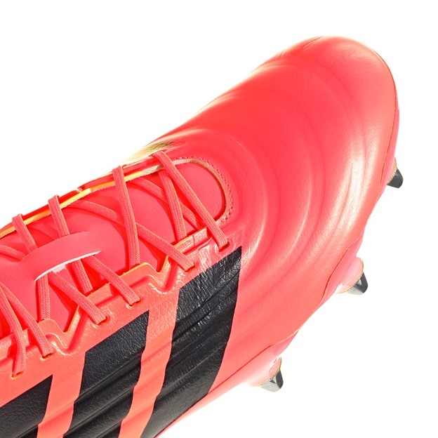Adidas Adults Kakari RS Soft Ground Rugby Boots Solar Turbo - Toe Close-up