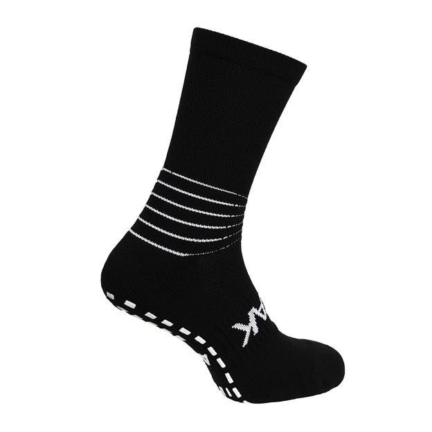 Atak Adults C Grip Mid Leg Socks Black - Side