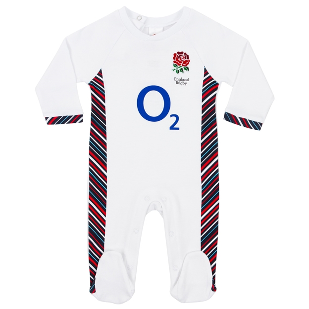 England Home Kit Sleepsuit 24/25 - Front