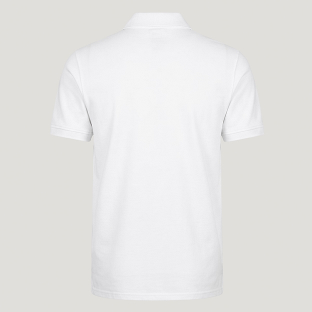 Fiji 1884 Heritage Pure Cotton Polo - White
