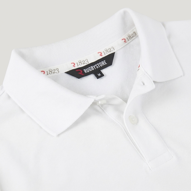 Fiji 1884 Heritage Pure Cotton Polo - White