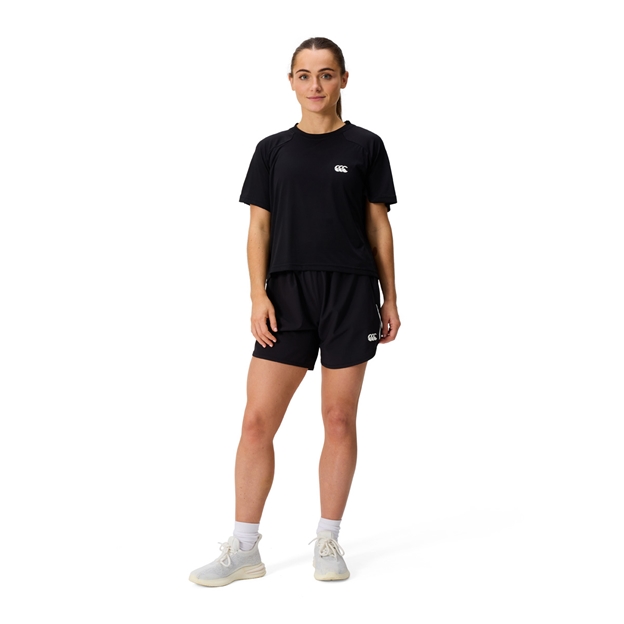 Canterbury Womens Tempo+ T-Shirt Black - Model View