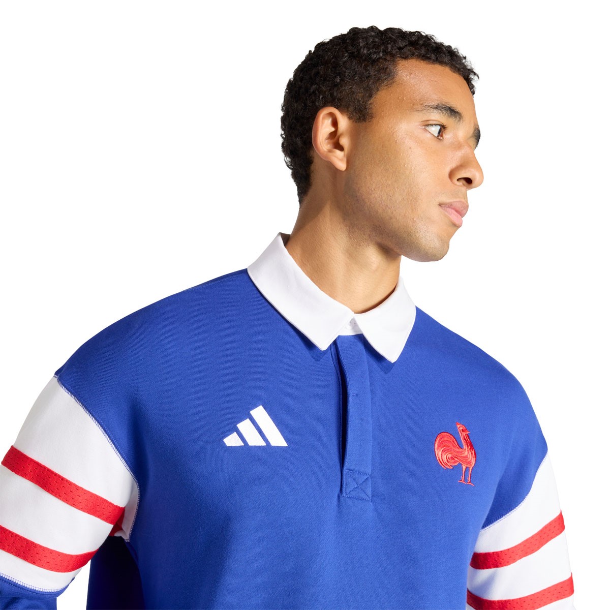 France Mens Heritage Rugby Shirt - Lucid Blue | Rugbystore
