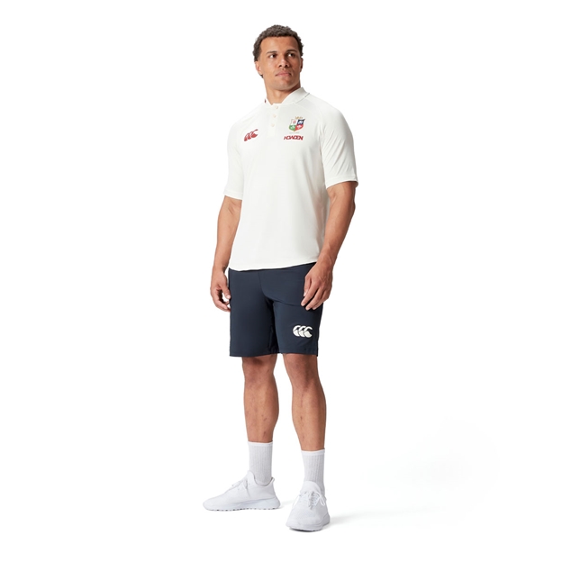 British and Irish Lions Mens Polo Cream - Model