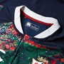British and Irish Lions Mens Warm Up Rugby Shirt Multi - Collar 