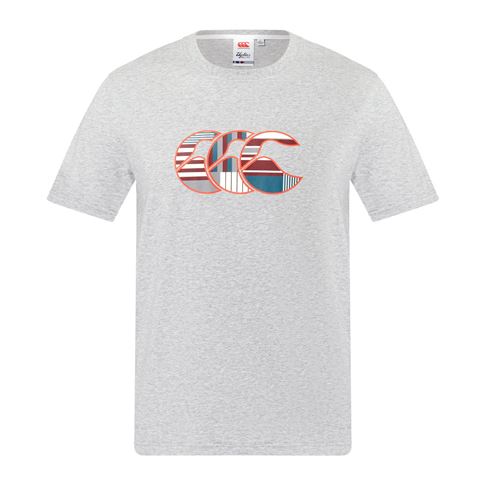 Canterbury Mens Uglies Logo T-Shirt Classic Marl/Multi - Front View