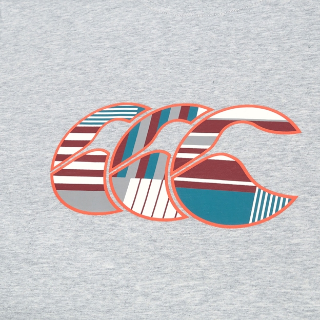 Canterbury Mens Uglies Logo T-Shirt Classic Marl/Multi - CCC Logo Detail