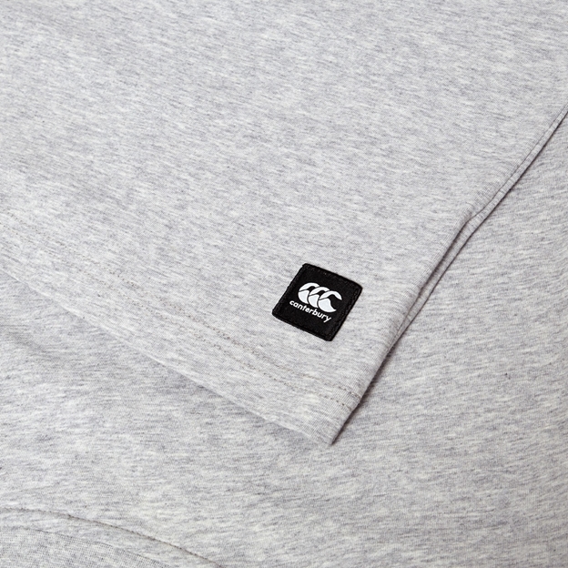 Canterbury Mens Uglies Logo T-Shirt Classic Marl/Multi - Hem Patch Close-up