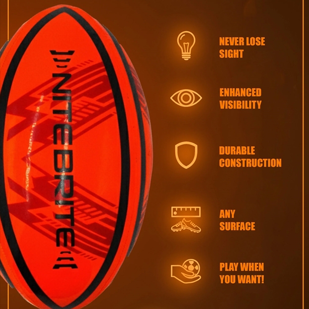 Optimum Glow Rugby Ball - Tech Info 2