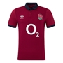 England Mens Away Classic Rugby Shirt - Short Sleeve 2025 - Front 