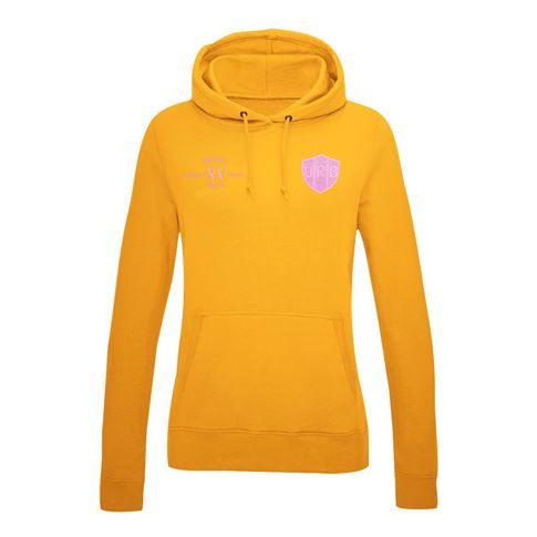 Womens World Cup Brazil Womens Classic Hoodie Gold - Front Womens World Cup Brazil Womens Classic Hoodie Gold - Front