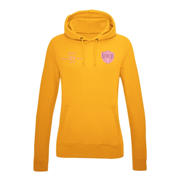 Womens World Cup Brazil Womens Classic Hoodie Gold - Front