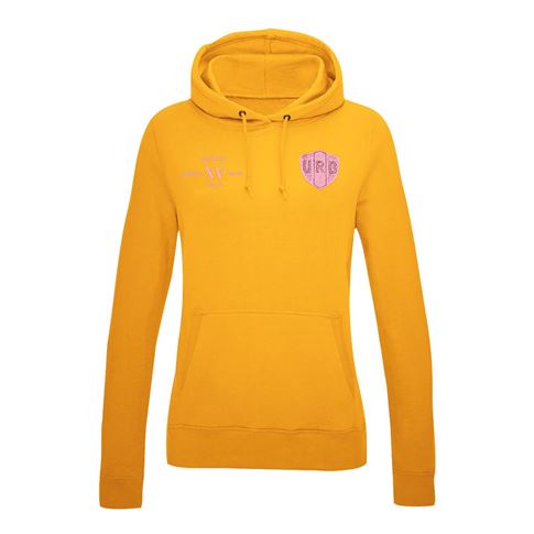 Womens World Cup Brazil Womens Classic Hoodie Gold - Front Womens World Cup Brazil Womens Classic Hoodie Gold - Front